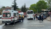 Üsküdar’da servis aracı kaza yaptı: 10 öğrenci yaralı!