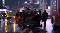 Beylikdüzü'nde ölümlü kaza: Otomobil kaydı, kontrolden çıktı!