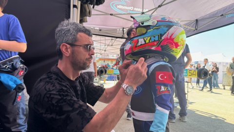 Kenan Sofuoğlu 5 yaşındaki oğlunu F1 için hazırlıyor