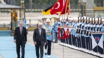 Erdoğan kapıda karşıladı: Almanya Cumhurbaşkanı Steinmeier için resmi tören yapıldı