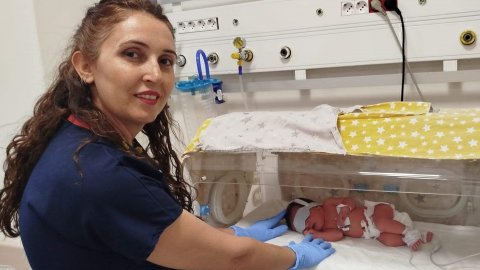 Mersin'de dağ yoluna terk edilen 2 günlük bebek hemşirelerin şefkatli elleri ile yeniden doğdu