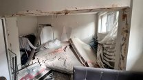 Isparta'da 6 katlı apartmanın zemin katındaki dairede patlama oldu