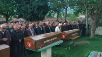 Aile boyu cenaze töreni: İntihar eden komiser yardımcısı ile eşi ve 2 çocuğu defnedildi!