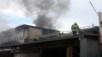 Mersin'de sanayi sitesinde yangın