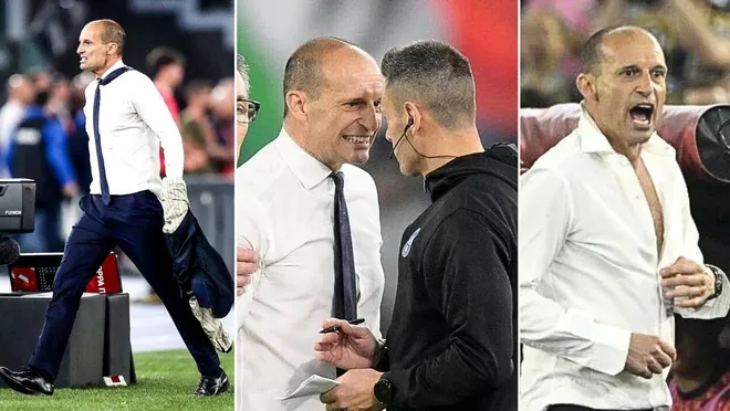 Juventus teknik direktör Allegri'yi davranışları nedeniyle görevden aldı